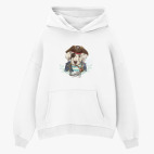 Толстовка худи оверсайз