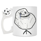 Кружка с футбольным мячиком