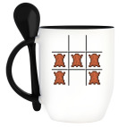 Кружка с ложкой