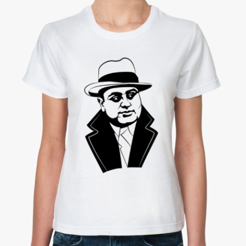Классическая футболка с принтом Аль Капоне