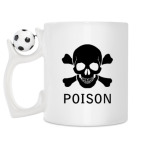 Кружка с футбольным мячиком