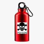 Металлическая бутылка 400 мл UV-DTF