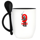 Кружка с ложкой