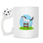 Кружка с футбольным мячиком