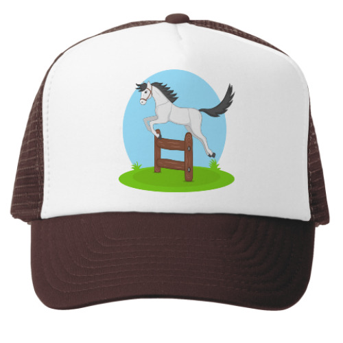 Кепка-тракер с принтом Конкур