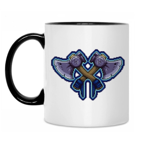 Кружка с принтом Топоры викинга