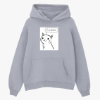 Толстовка худи оверсайз