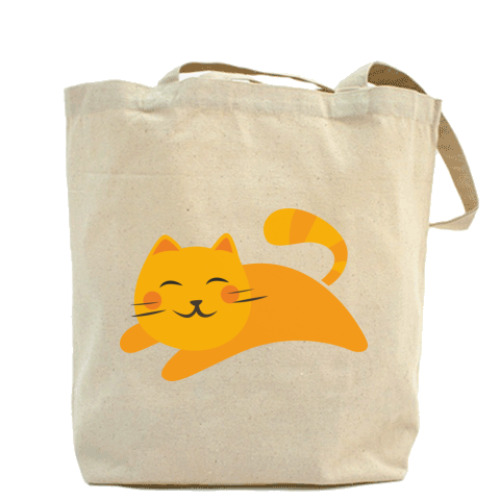 Сумка шоппер с принтом ORANGE CATS
