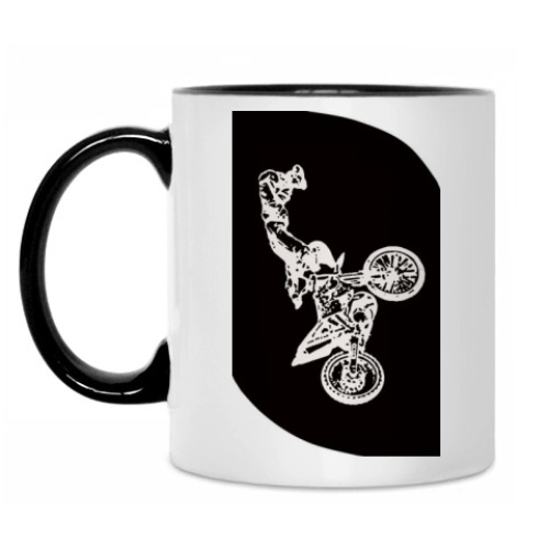 Кружка с принтом Мотофристайл