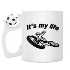 Кружка с футбольным мячиком