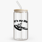 Банка с бамбуковой крышкой