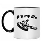 Кружка двухцветная