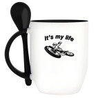 Кружка с ложкой