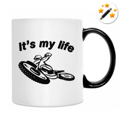 Кружка-хамелеон с принтом Speedway