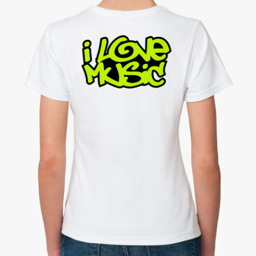 Классическая футболка musical brain