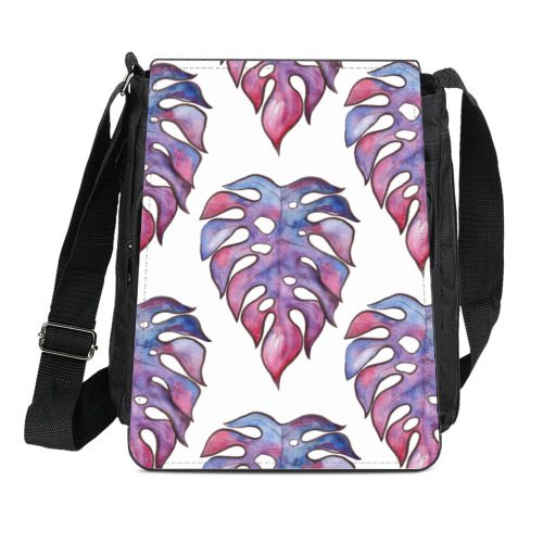 Сумка-планшет с принтом Монстера