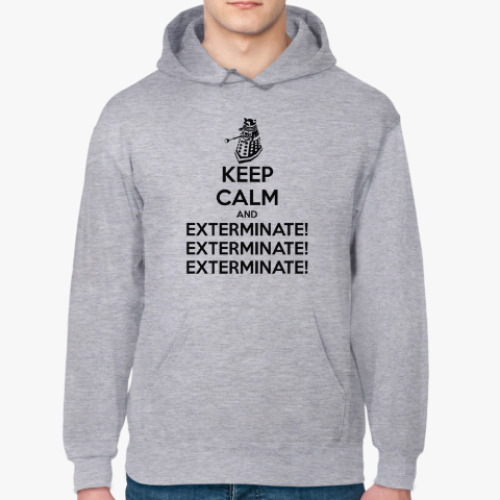 Толстовка худи KEEP CALM and EXTERMINATE