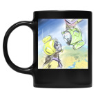 Кружка цветная UV-DTF