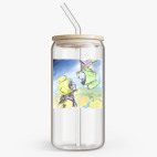 Банка с бамбуковой крышкой