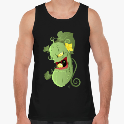 Майка с принтом Мистер Огурчик