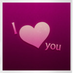 I love you