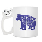 Кружка с футбольным мячиком