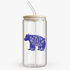 Банка с бамбуковой крышкой