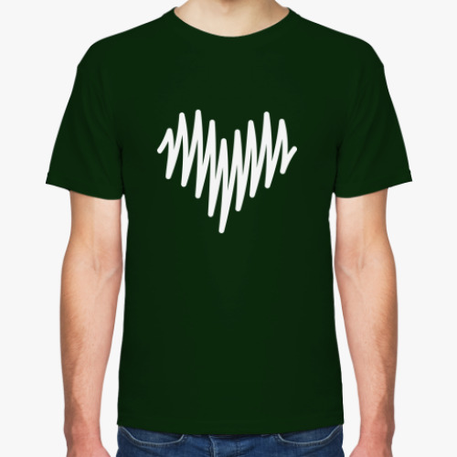 Футболка с принтом Сердце-разряд