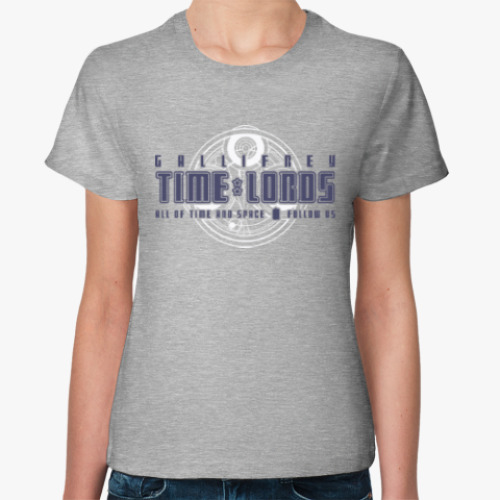 Женская футболка Gallifrey Time Lords