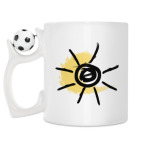 Кружка с футбольным мячиком