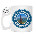 Кружка с футбольным мячиком