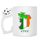 Кружка с футбольным мячиком