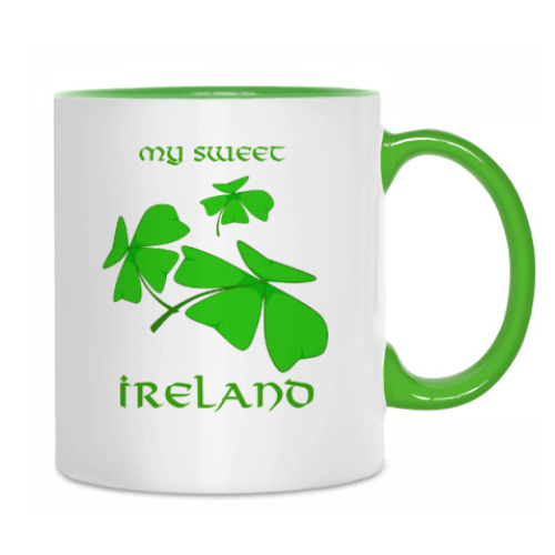 Кружка Eire and Happy Shamrock
