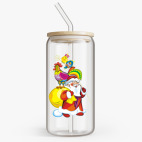 Банка с бамбуковой крышкой