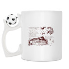 Кружка с футбольным мячиком