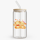 Банка с бамбуковой крышкой