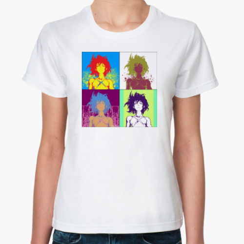 Классическая футболка с принтом Аниме