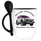 Кружка с ложкой