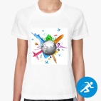 Женская спортивная футболка