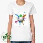 Женская футболка органик