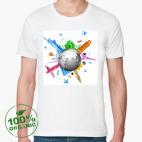 Мужская футболка органик