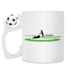 Кружка с футбольным мячиком
