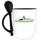 Кружка с ложкой