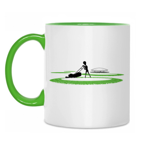 Кружка с принтом Круги