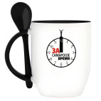 Кружка с ложкой