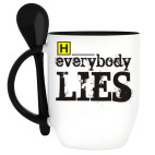 Кружка с ложкой