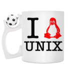 Кружка с футбольным мячиком