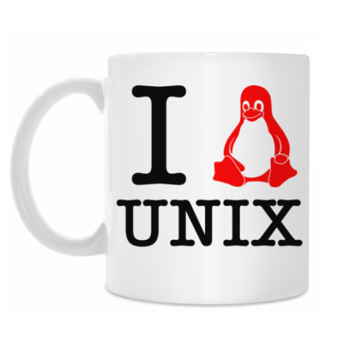 Кружка с принтом Unix