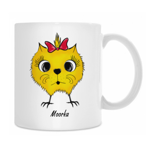 Кружка с принтом КОТЯТА-ЦЫПЛЯТА