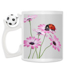 Кружка с футбольным мячиком